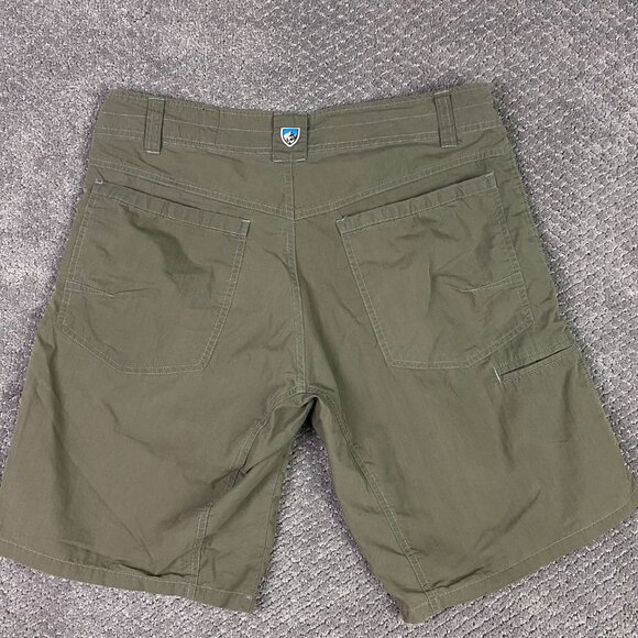 Kuhl Shorts Men's 32 Forest Green Hiking Outdoor Walking - Picture 2 of 12